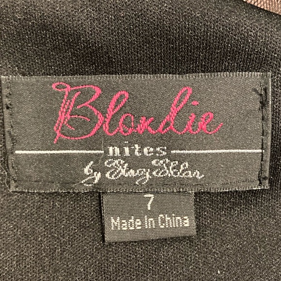 Blondie Nites By Stacy Sklar Sparkly Dress Top - Picture 2 of 7